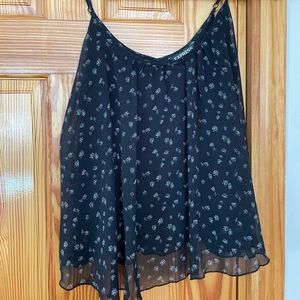 Flowy camisole top with print